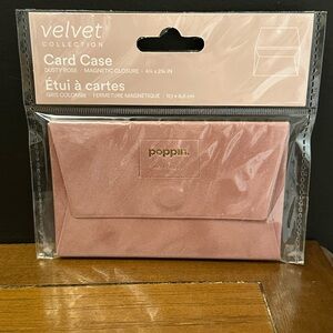 New Poppin Dusty Rose Card Case